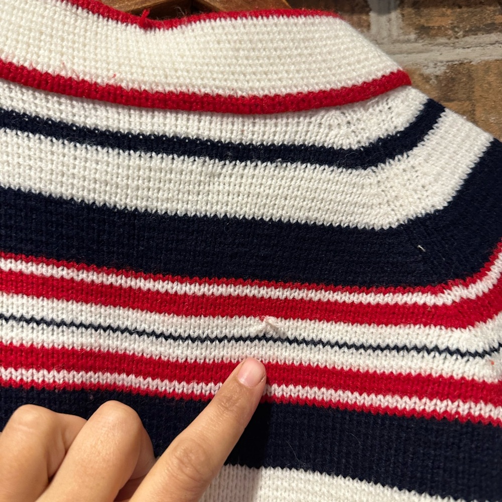 Striped Button-Up Women's Jacket - image 7